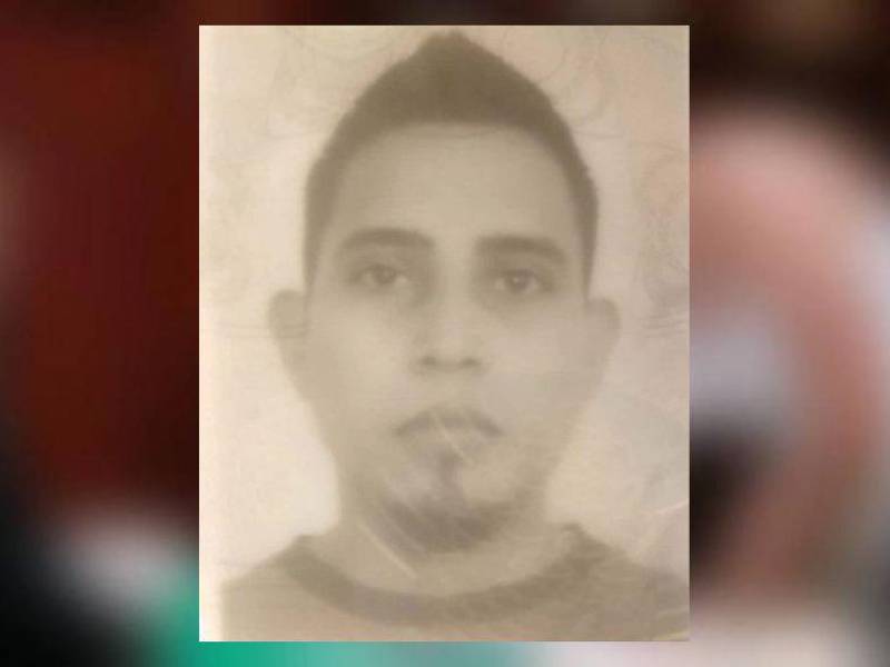 Fotografía en vida de Erick Daniel Bueso Aguilar.