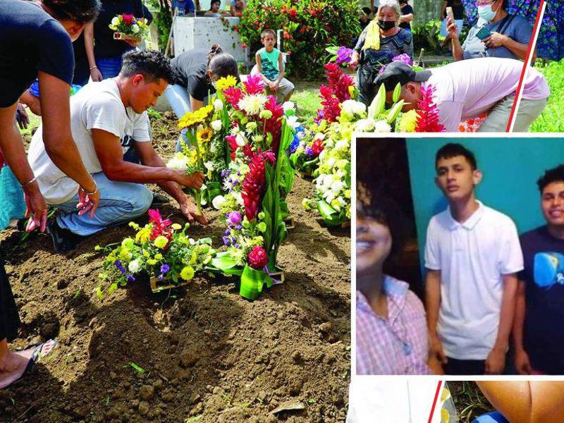 Los hermanos Jefferson, Anthony Josué y Jorge Martínez fueron sepultados en Chamelecón luego de ser asesinados junto con Roberto Escalón.