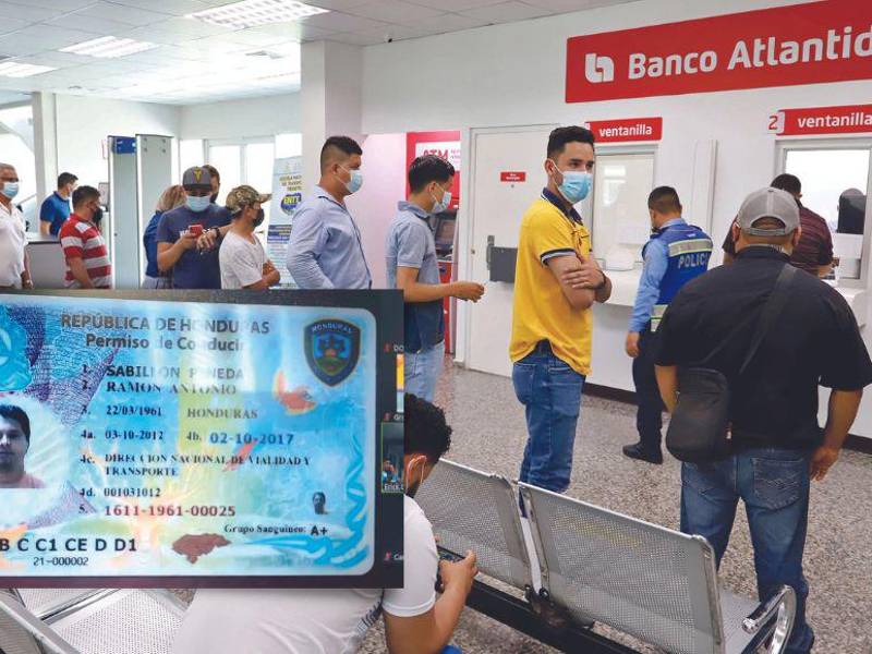 Decomisarán y sancionarán con L400 por andar la placa vieja.