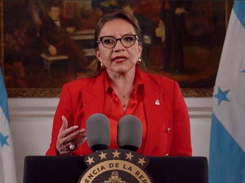 La presidente Xiomara Castro habló sobre los problemas económicos que enfrenta el país.