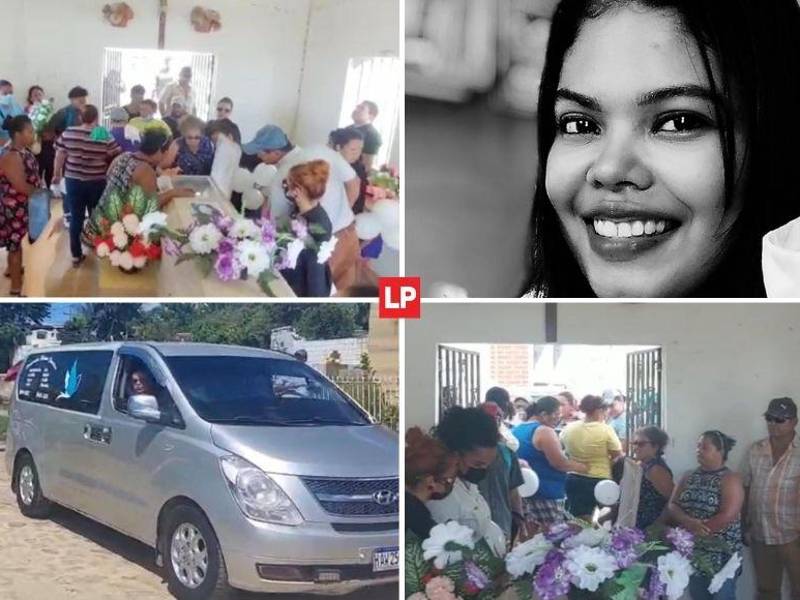 Este jueves por la tarde fue sepultada la joven hondureña Rixy Ponce, quien fue hallada muerta en Trujillo, Colón.