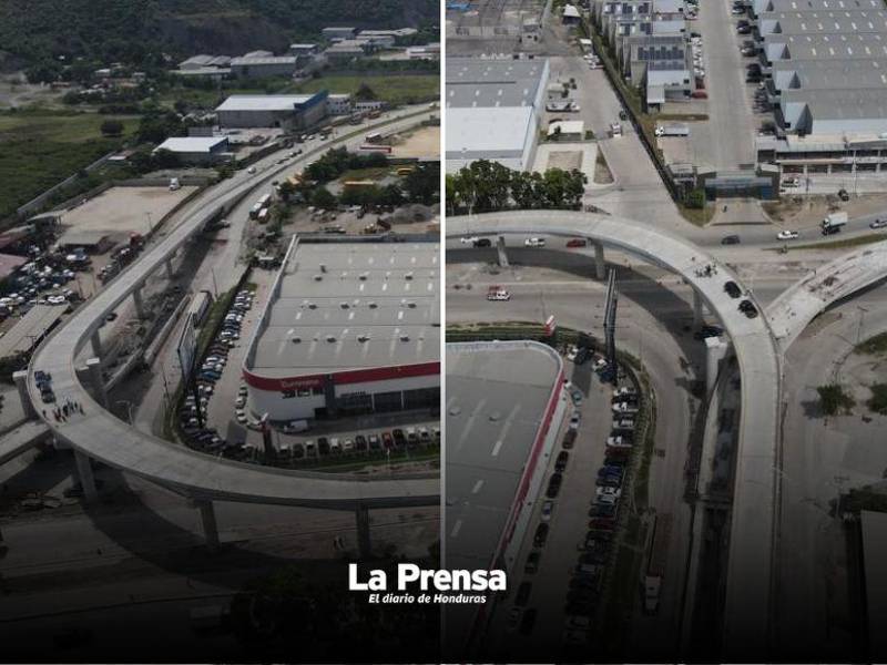 El Intercambiador del Este es una obra de tres niveles.