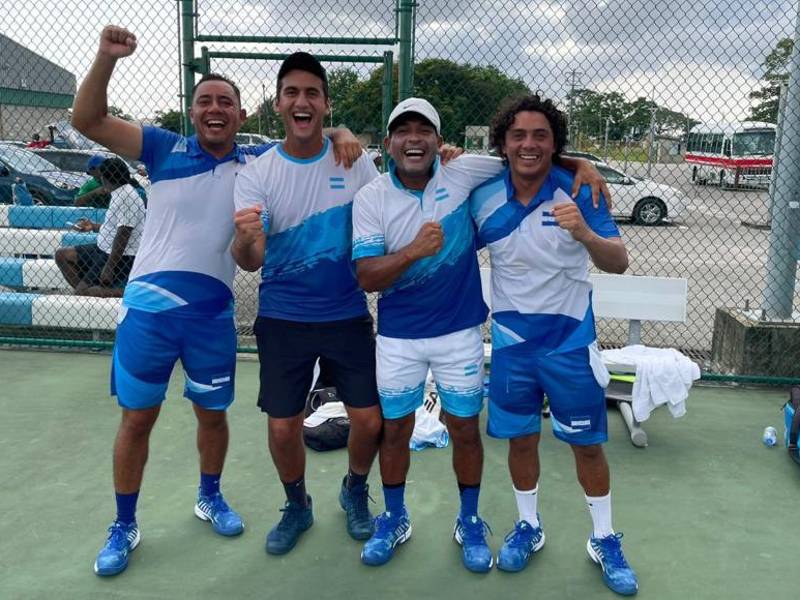 La celebración no se hizo esperar por parte de la representación hondureña.