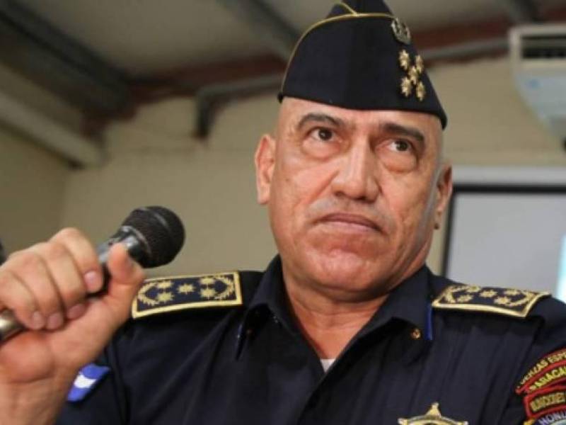 Fotografía de archivo que muestra a Juan Carlos Bonilla cuando era director de la Policía Nacional.