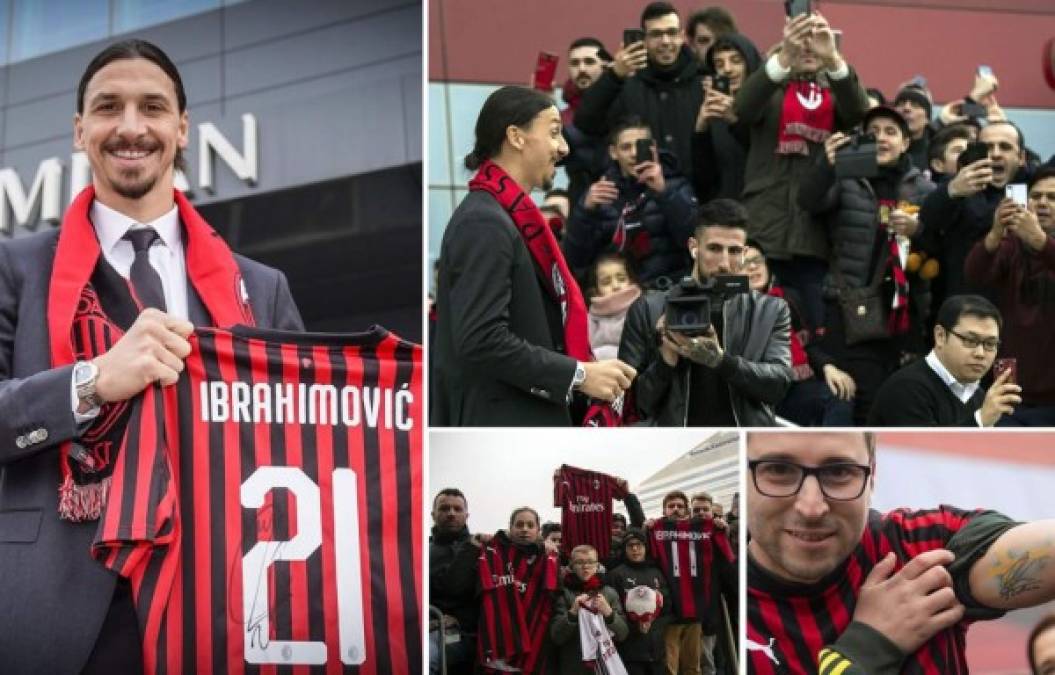 Zlatan Ibrahimovic vuelve a casa. El delantero sueco ha sido presentado este viernes por el AC Milan para vivir su segunda etapa como 'rossonero'.