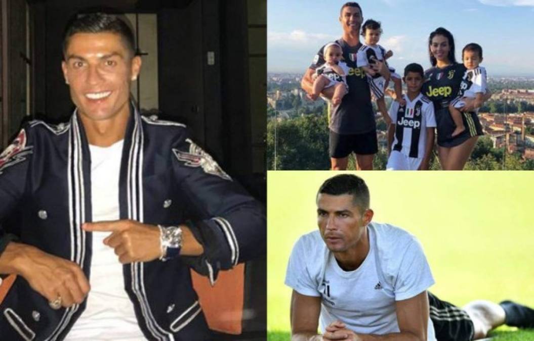 La Juventus le pagó 100 millones de euros (115 millones de dólares) al Real Madrid para fichar a Cristiano Ronaldo y el crack portugués ha demostrado en sus redes sociales lo que es su nueva vida en Italia. FOTOS TWITTER CRISTIANO RONALDO.