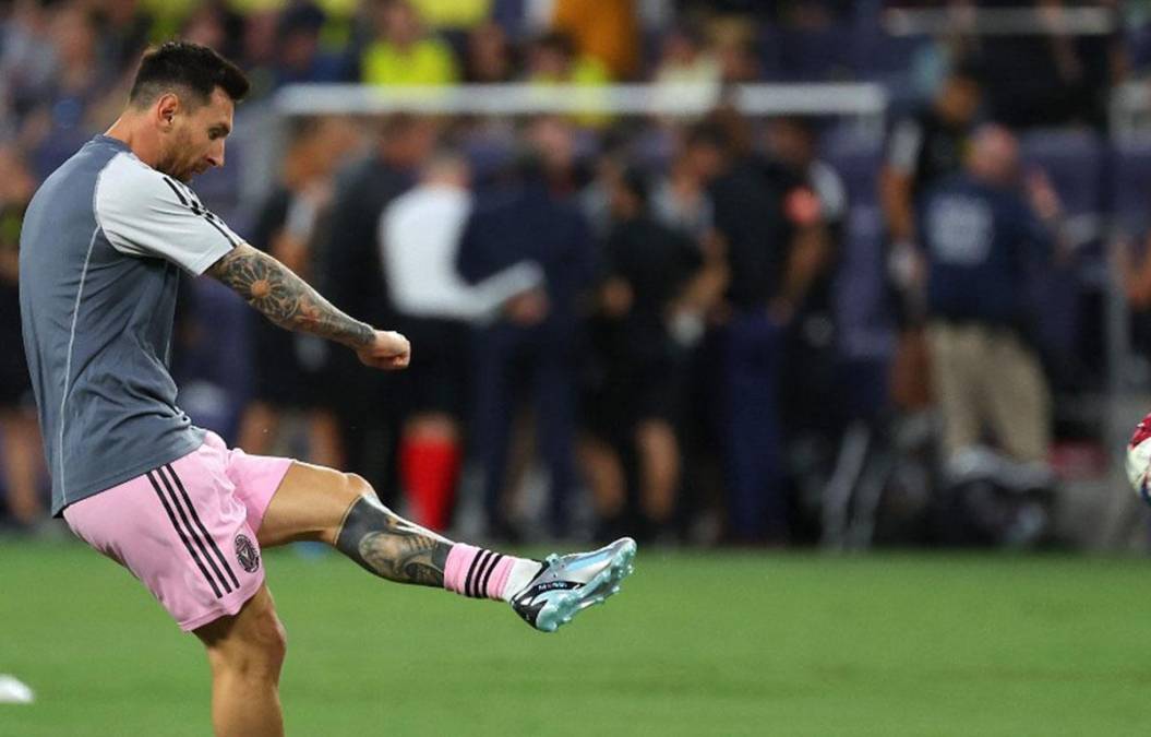 Messi no le tomó importancia al gesto del deportista.