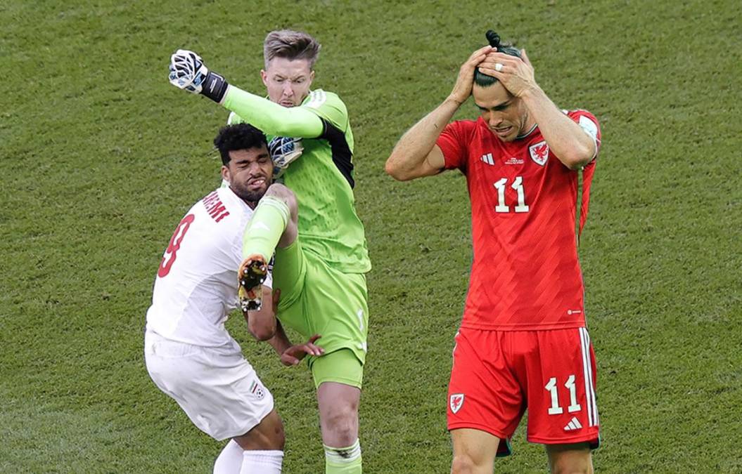 Las imágenes de lo que dejó la enorme e histórica victoria de Irán (0-2) contra Gales en el Mundial de Qatar 2022. Gareth Bale lo sufrió, se registró la primera expulsión de esta Copa del Mundo y una mujer vivió un momento bochornoso.
