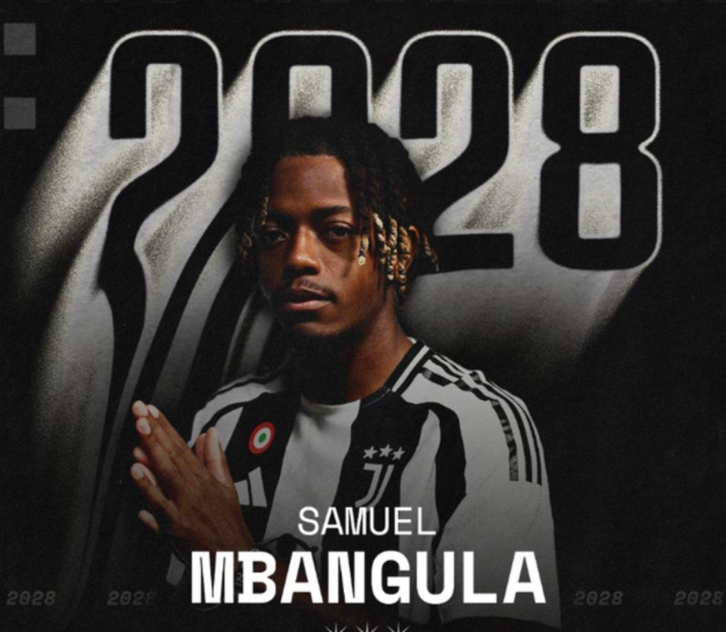 El talento de la Juventus, Samuel Mbangula, firma un nuevo contrato con el club hasta junio de 2028.