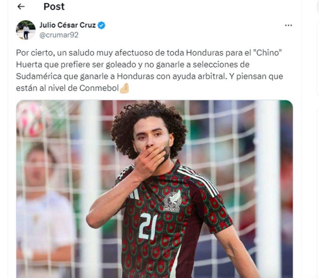 Periodistas hondureños recordaron al “Chino” Huerta y uno de los que generó revuelo fue Julio Cruz. 