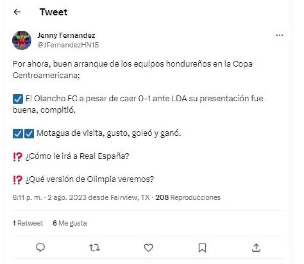 Jenny Fernández, periodista de DIEZ, habla del buen momento de los clubes hondureños en el certamen.