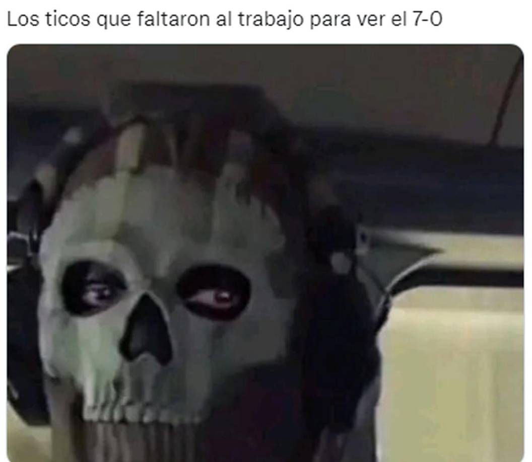 Los memes se burlan de Costa Rica tras ser goleada por España