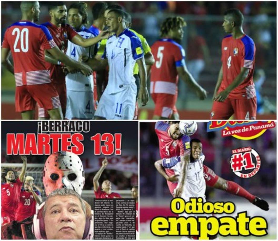 Panamá y Honduras han sido cuestionados luego del empate 2-2 en donde ambos se hicieron daños y hoy te traemos las principales portadas sobre lo ocurrido anoche y hasta en España y el escándalo de fraude de Cristiano Ronaldo.