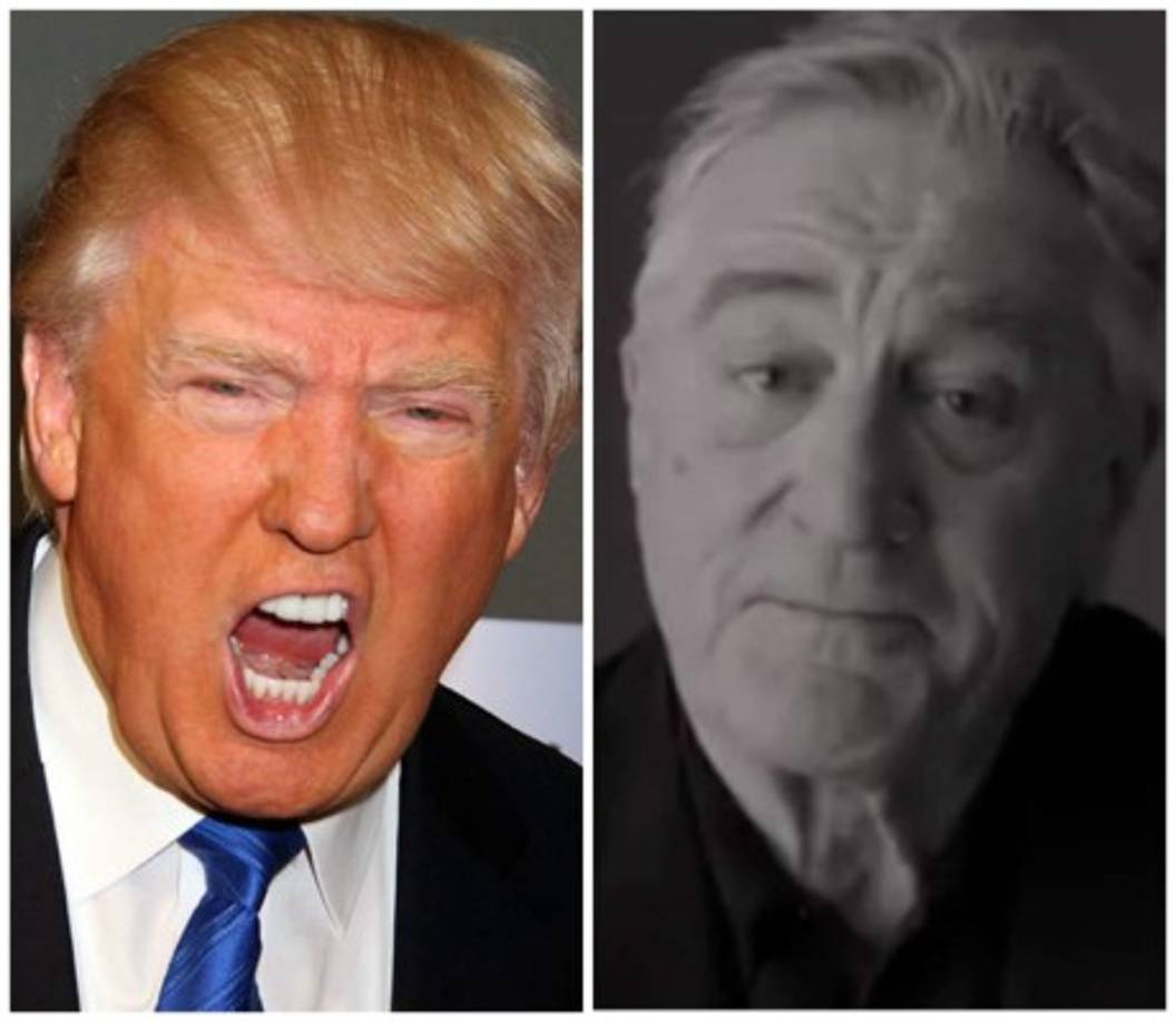El actor Robert De Niro no se midió en insultos hacia el candidato republicano Donald Trump en un video que busca convocar a votar a los ciudadanos. Hasta dijo que tiene ganas de darle 'un puñetazo en la cara'.