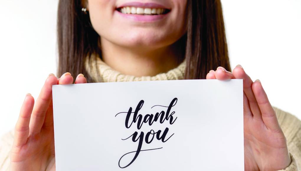 ¿Quieres ser más feliz ¡Agradece!