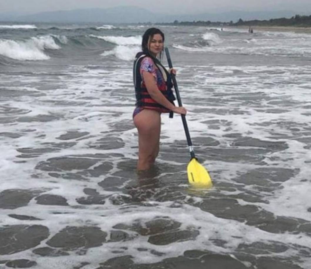 Uno de los lugares preferidos de la chica es la playa y así lo demuestra en su cuenta oficial de Instagram.