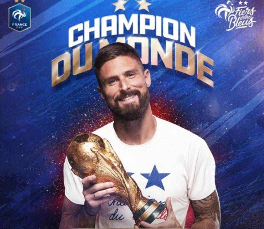 Giroud es un jugador muy inteligente, con buen remate y que no llegaría como titular pero sí como recurso en algunos partidos. Fue campeón del mundo en el 2018 con Francia.