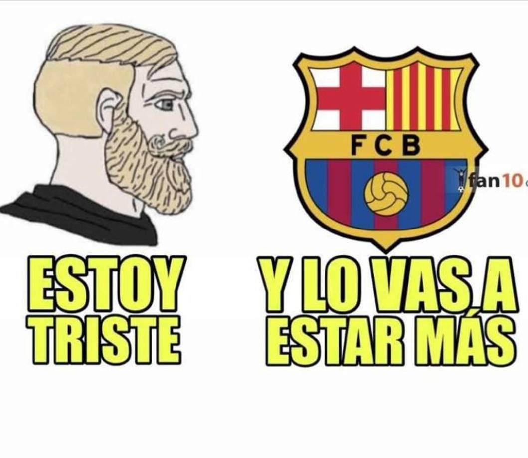 Memes destrozan al Barcelona tras paliza en la final ante Real Madrid