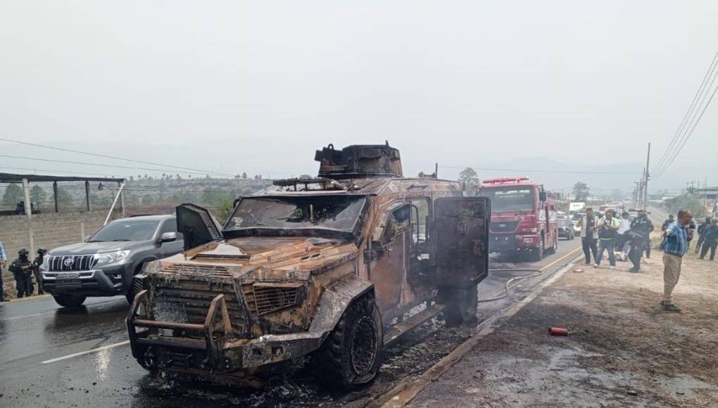 Un presunto narcotraficante iba en la Black Mamba quemada