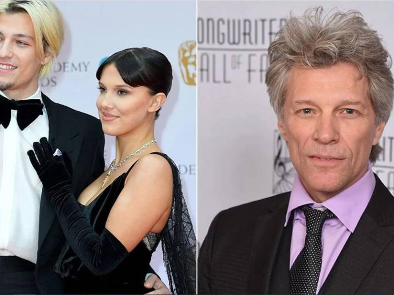 Jake Bongiovi y Millie Bobby Brown se comprometieron en matrimonio, Jon Bon Jovi está de acuerdo.