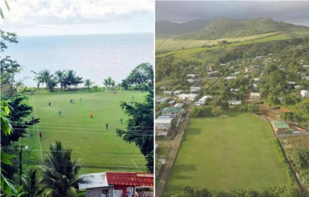 Conoce los campos de fútbol donde se juega al fútbol burocrático en Honduras.
