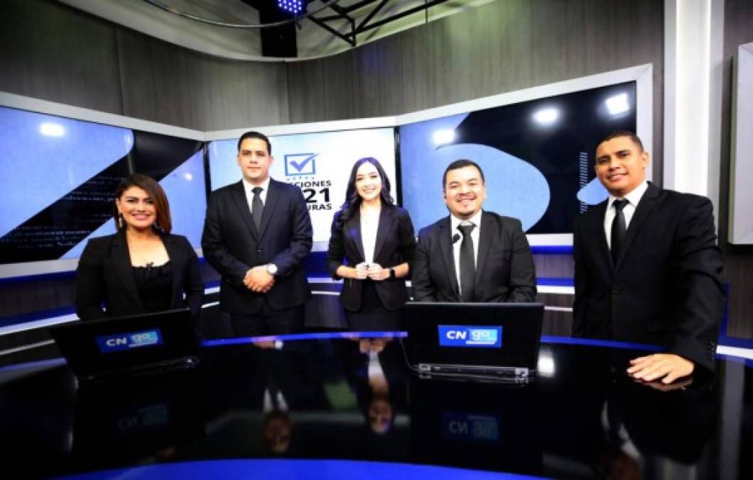 El talentoso equipo de presentadores de GO TV y Diario El Heraldo se sumaron a la maratónica transmisión multimedia de las elecciones primarias de Honduras.