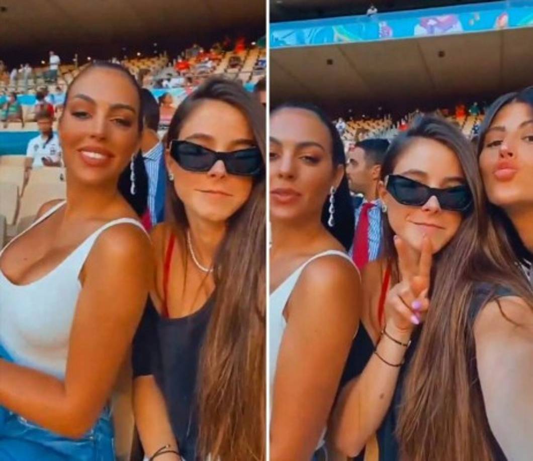 Georgina Rodríguez, novia de Cristiano Ronaldo, fue una de las invitadas de lujo en el duelo donde Portugal perdió 1-0 ante Bélgica.