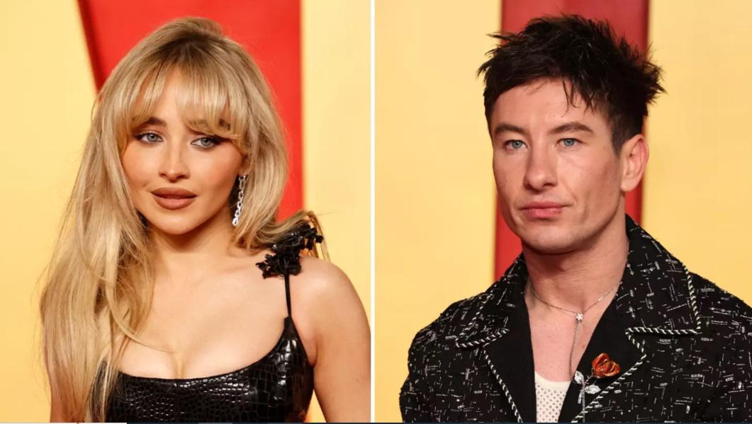 Sabrina Carpenter y Barry Keoghan también llegaron juntos.
