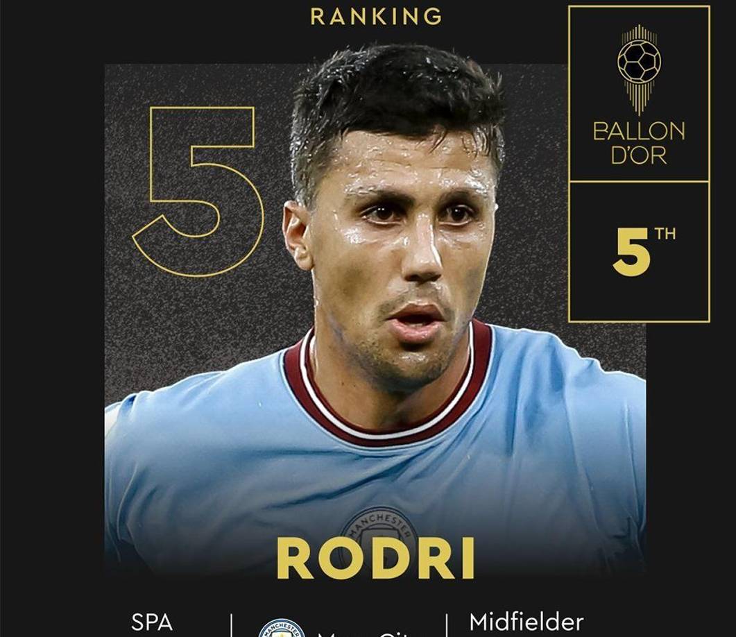 5. Rodri (Manchester City)