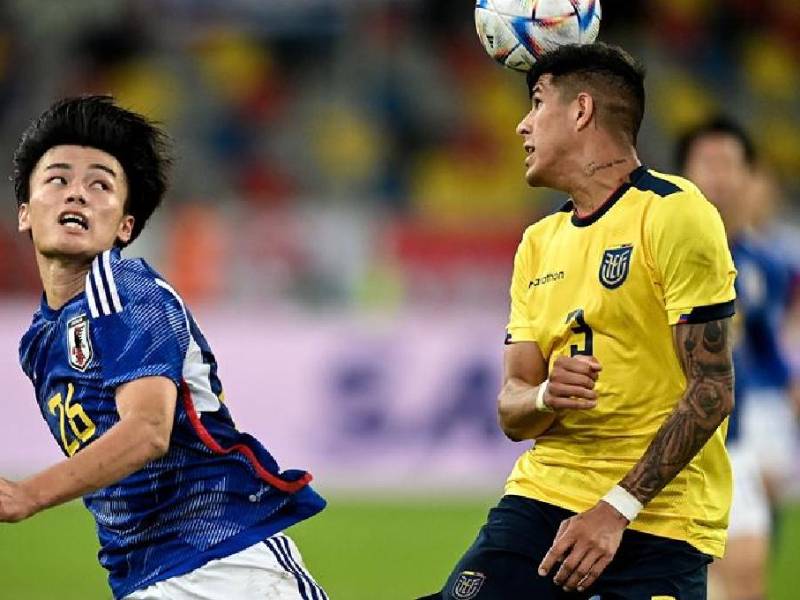 Japón levantó su nivel de juego y puso en aprietos a Ecuador en el partido amistoso realizado en Alemania.