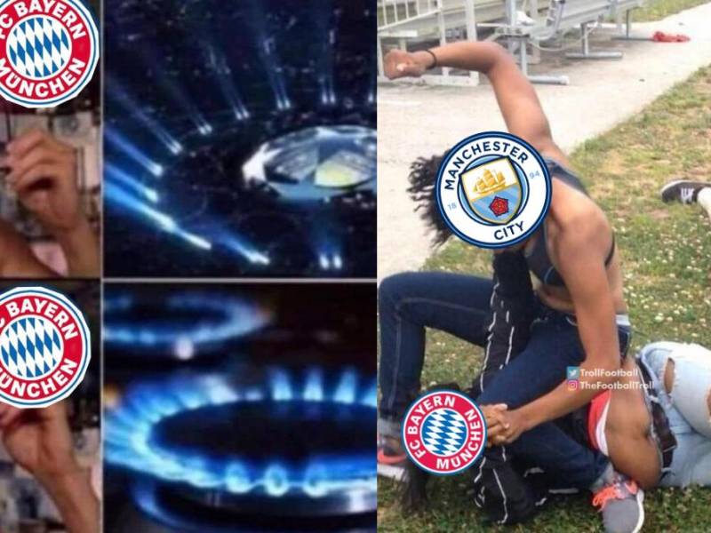 El Manchester City goleó 3-0 al Bayern Múnich y los memes no se hicieron esperar. Upamecano y el Barcelona fueron protagonistas de las burlas en redes sociales.