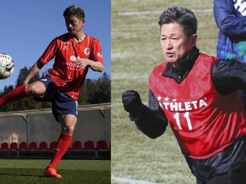 Dicen que la edad es solo un número y el futbolista japonés, Kazuyoshi Miura, lo demostró este sábado debutando a sus 56 años ante un equipo de un legionario catracho.