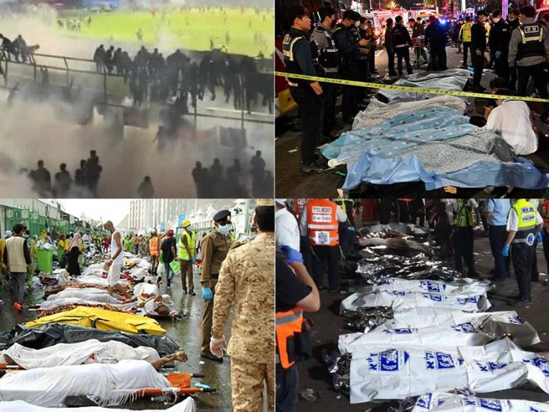 La estampida que causó cerca de 150 muertos, según los últimos balances, la madrugada del domingo en Seúl, durante una celebración de Halloween en la capital surcoreana, figura entre las más letales de los últimos diez años y aquí las repasamos.