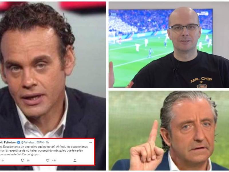 Estos son algunos de los periodistas y famosos que reaccionaron al triunfo de Ecuador sobre Qatar.