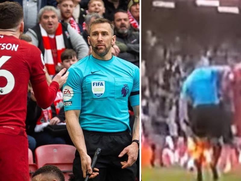 La decisión de la Premier con el árbitro que agredió a Robertson