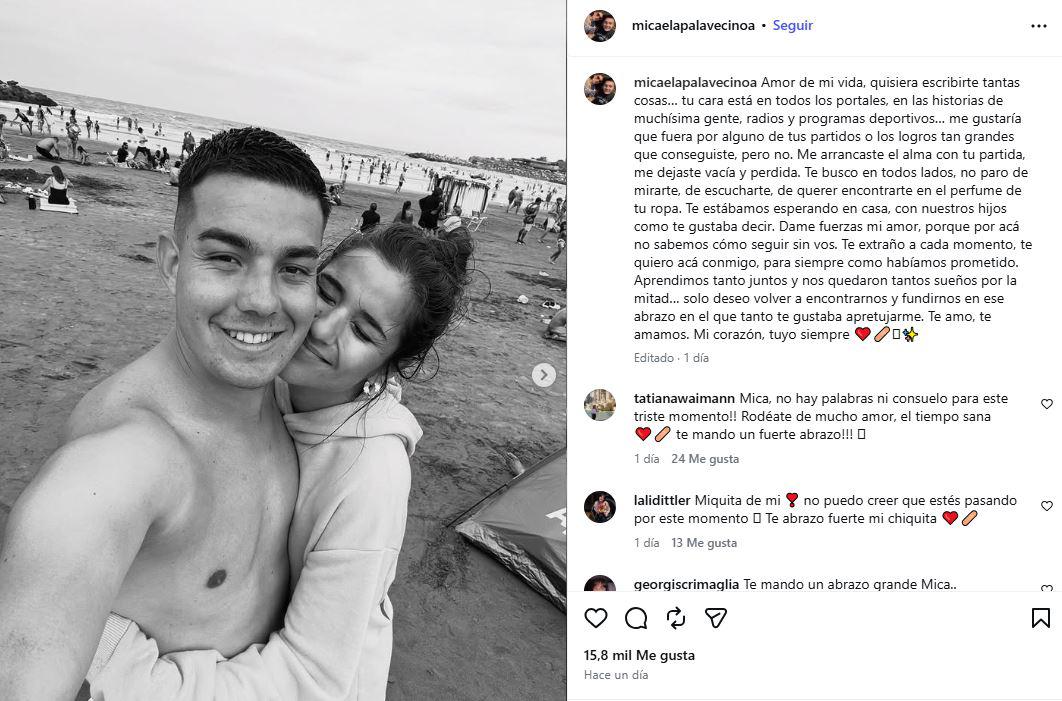 Árbitro murió en accidente; el desgarrador mensaje de su novia tras la noticia