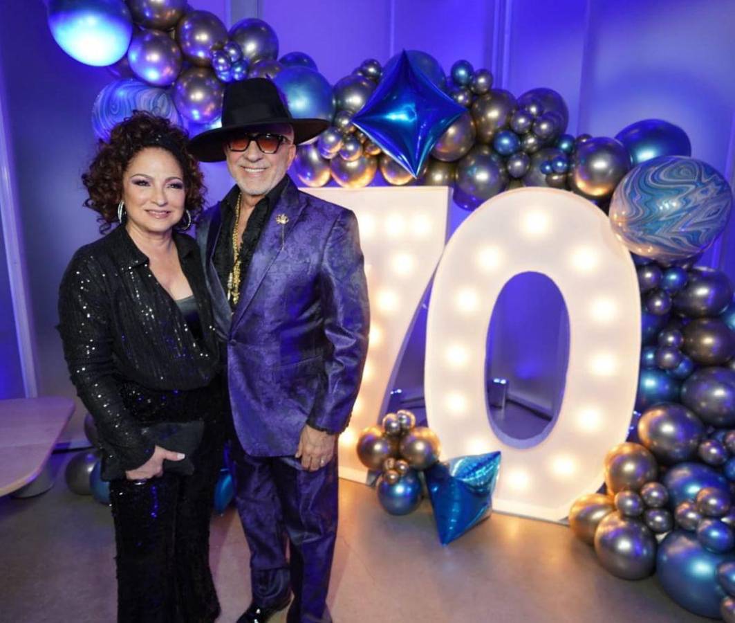 Emilio Estefan celebra sus 70 años con fiesta disco entre celebridades