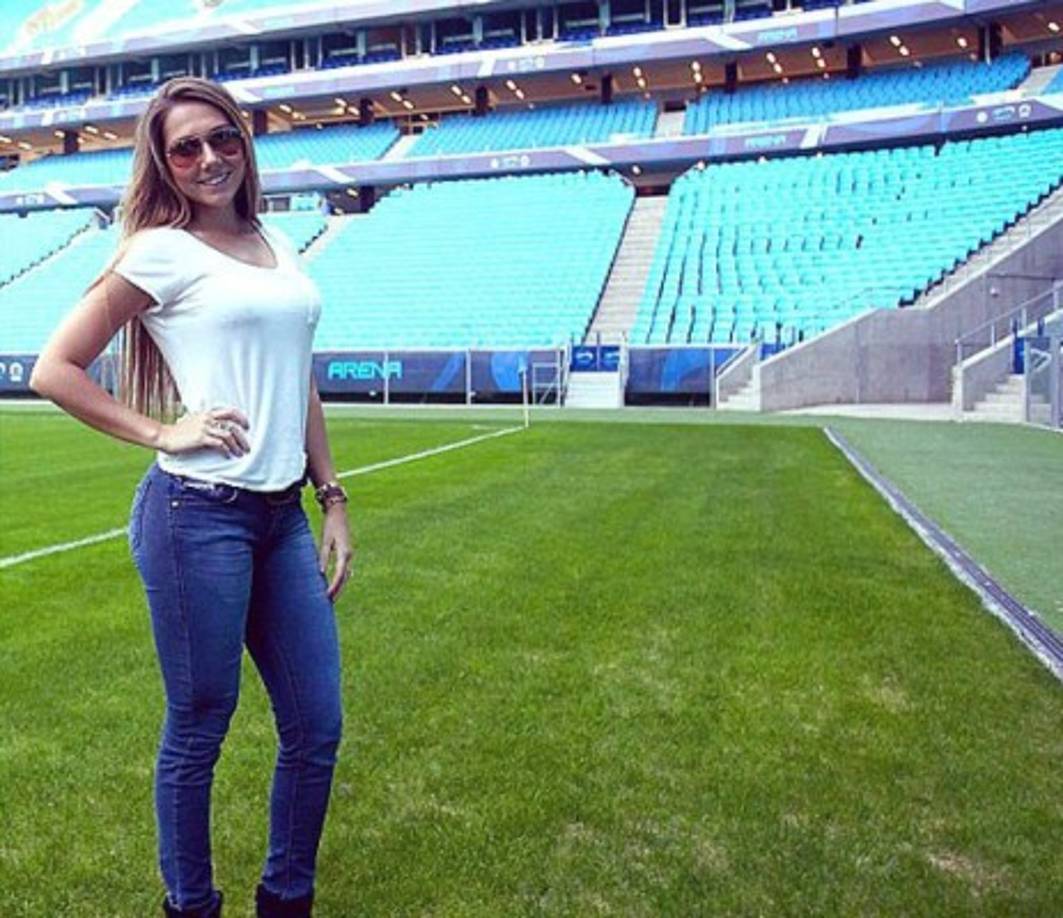 La hija del entrenador del Gremio de Brasil, Carolina Portaluppi, es la culpable de que el equipo tenga que jugar uno de los partidos de la final de la Copa Nacional en un estadio neutral.