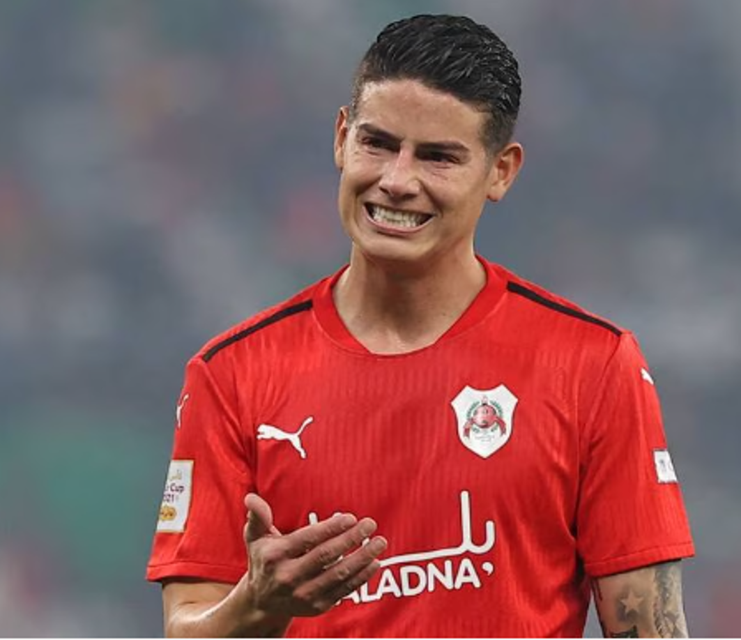 El Botafogo de Brasil estaría interesado por el colombiano, James Rodríguez, quien actualmente se encuentra sin equipo.