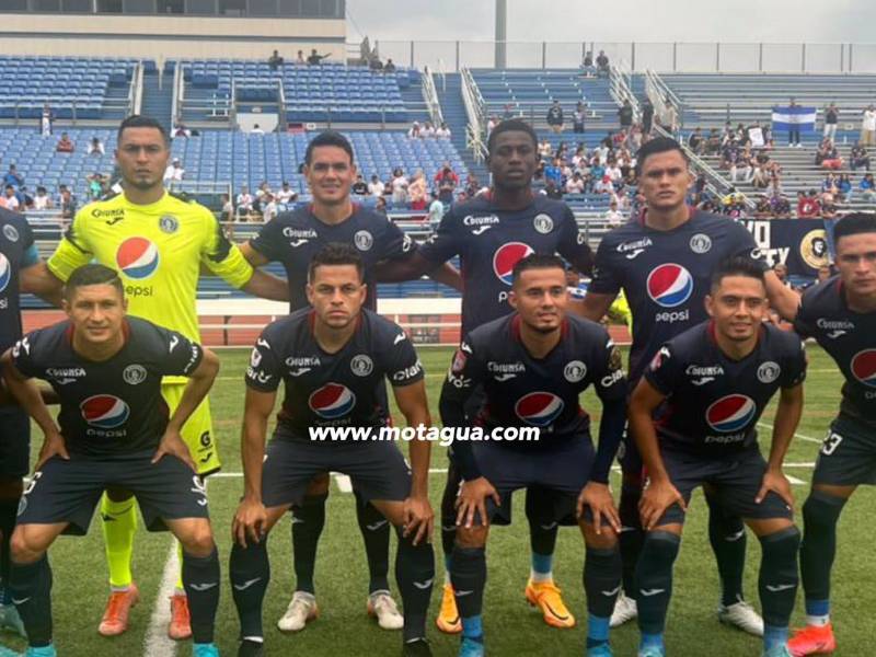 El 11 titular del Motagua que logró el triunfo en el inicio de la gira por Estados Unidos.