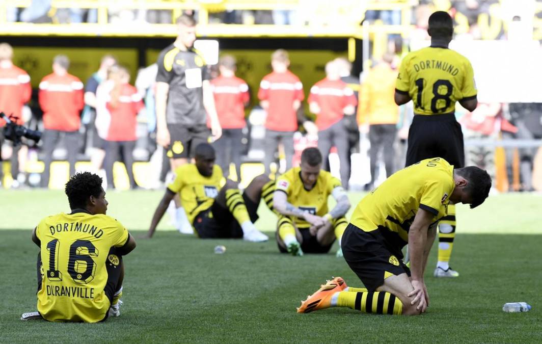 Las dolorosas imágenes del Borussia Dortmund: Reus y Bellingham hundidos
