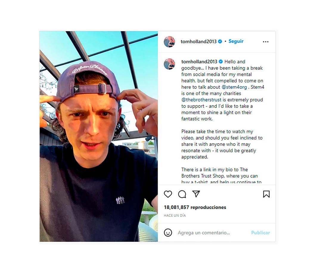 Mediante un video publicado en Instagram, la joven estrella de Hollywood se despidió de sus seguidores al comentarles su decisión.