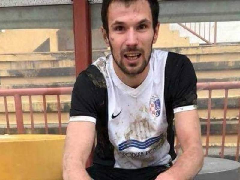 Bruno Boban de 26 años, jugaba en el Marsonia de la Tercera División de Croacia. Instagram