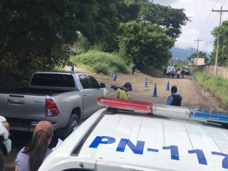 Lugar donde hallaron el cadáver.