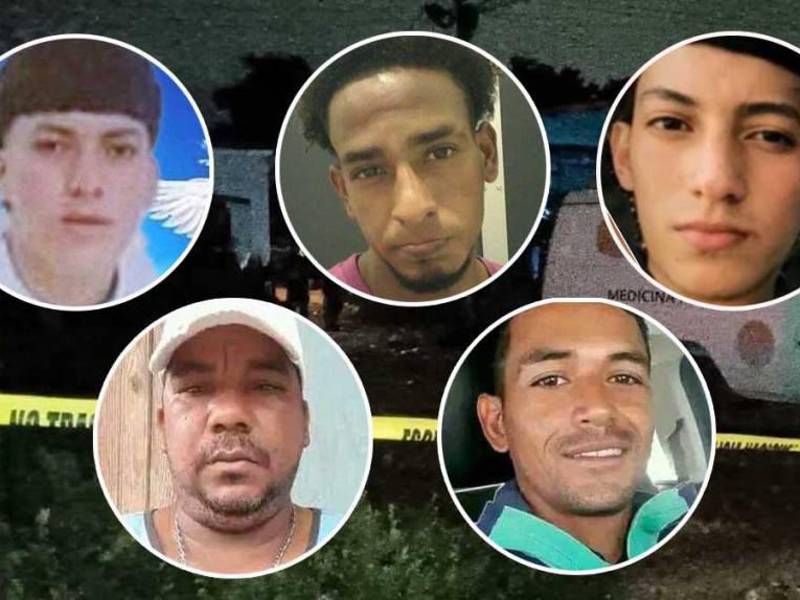 Las cinco víctimas de la masacre ya fueron identificadas.