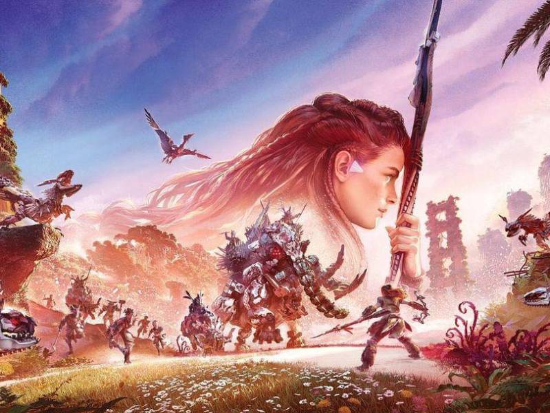 El videojuego Horizon Forbidden West.