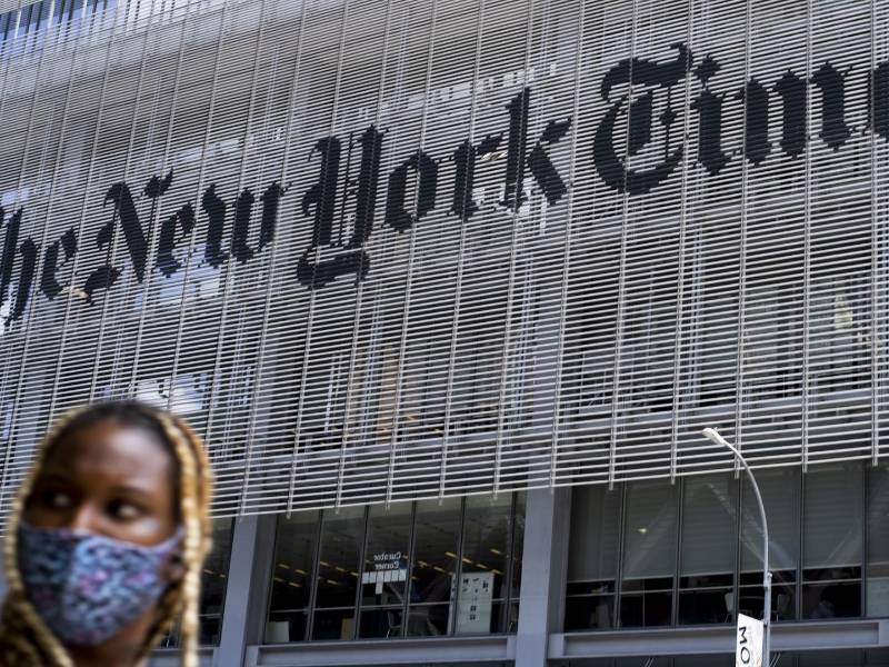 Vista del edificio del diario The New York Times, en Nueva York (EE.UU.), en una fotografía de archivo.