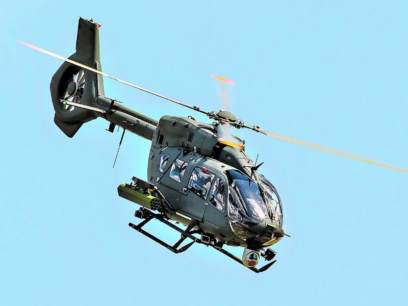 Los helicópteros están siendo ensamblados en Alemania.