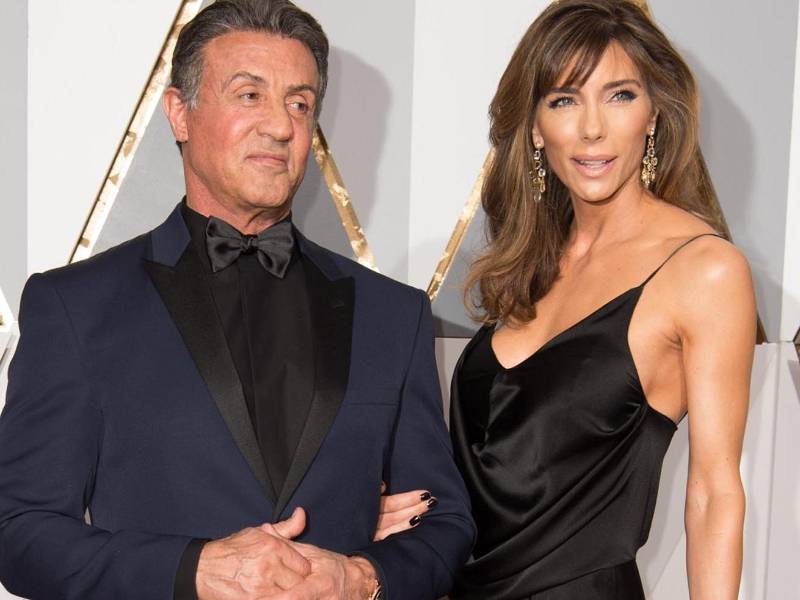 Sylvester Stallone y su esposa Jennifer Flavin en una foto de archivo.