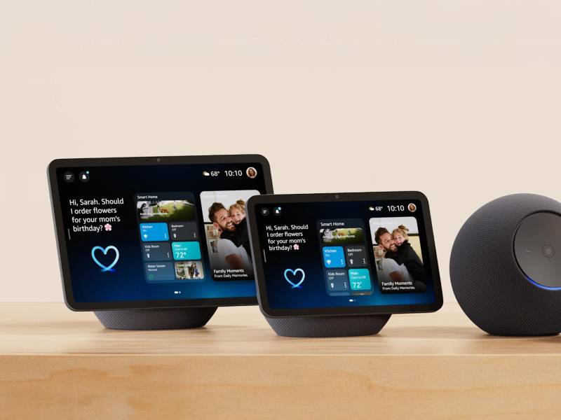 Amazon lanzó también el Echo Dot Max, Echo Studio, Echo Show 8 y el Echo Show 11.